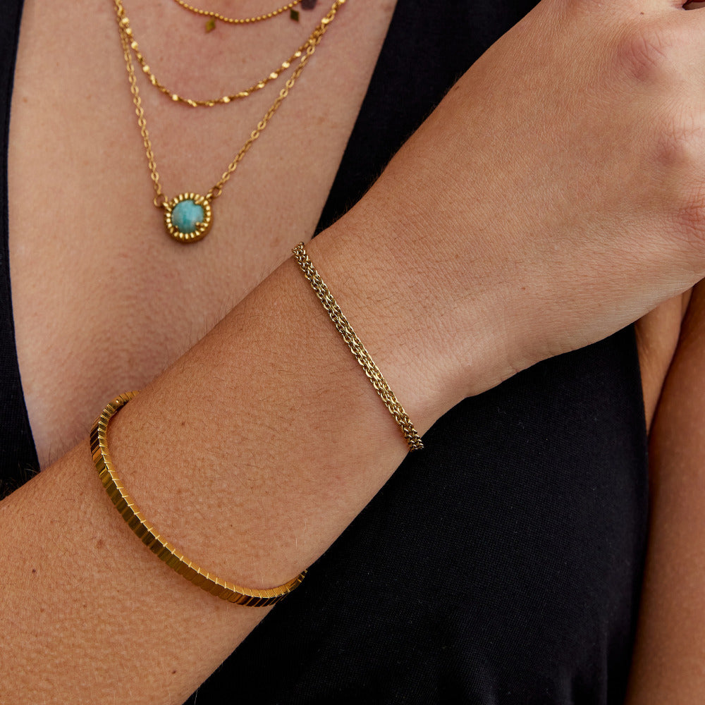 Capri Gold Chain Bracelet - Beautiful Earth Boutique
