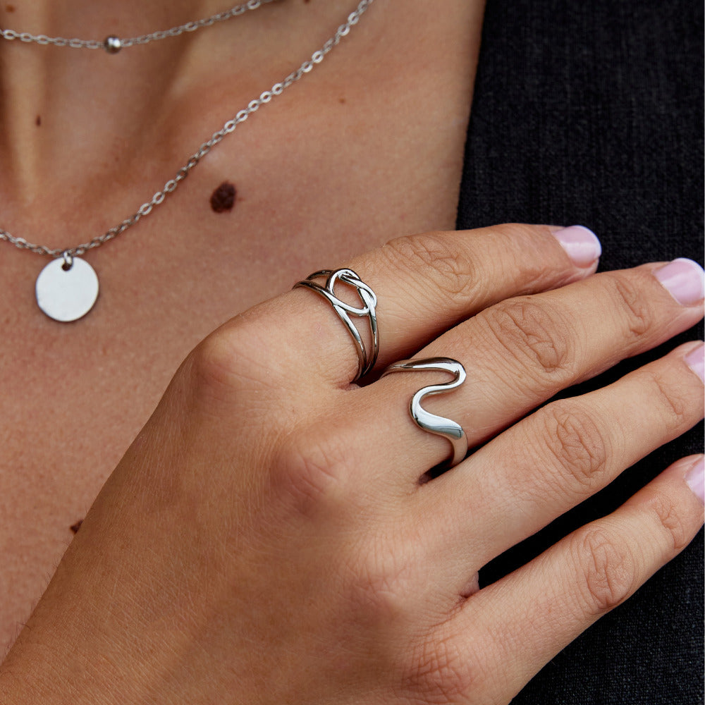 Silver Love Knot Ring - Beautiful Earth Boutique