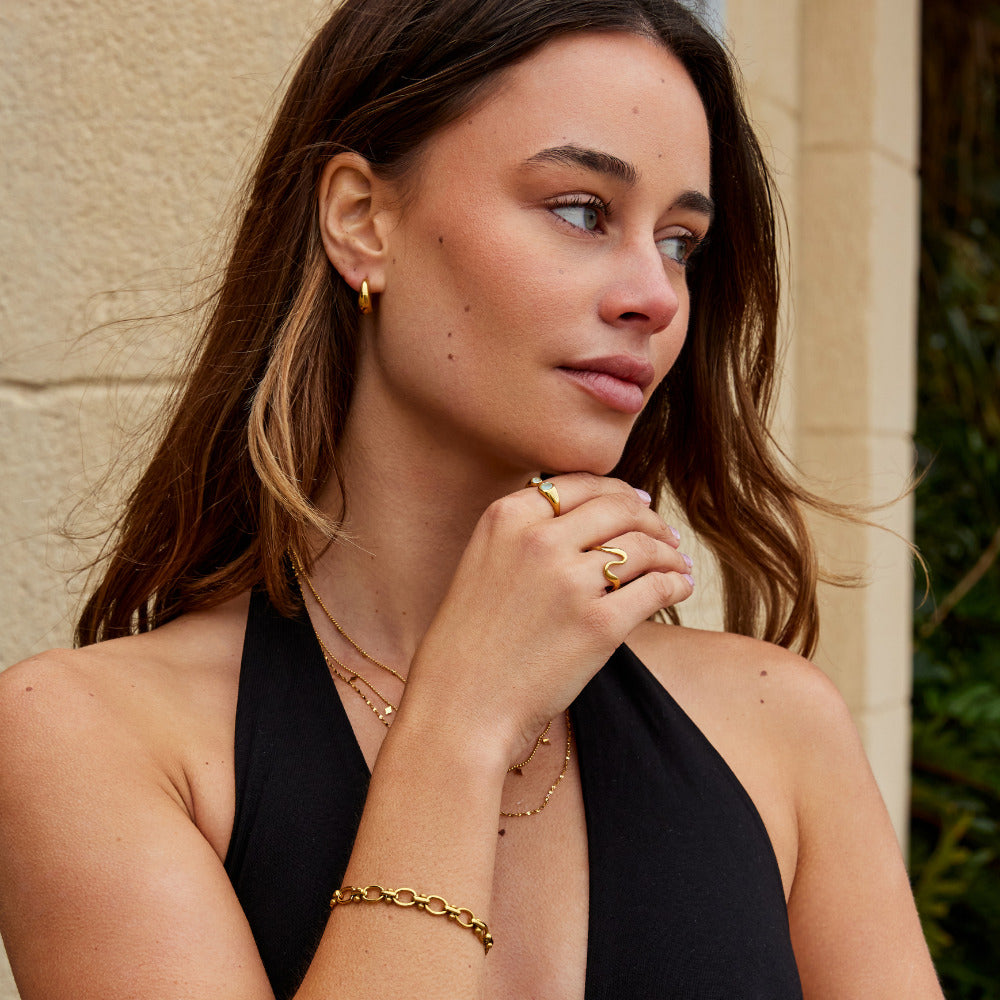 Vintage Aquamarine Wrap Ring - Beautiful Earth Boutique