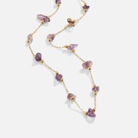 Amethyst Crystal Bead Necklace - Beautiful Earth Boutique