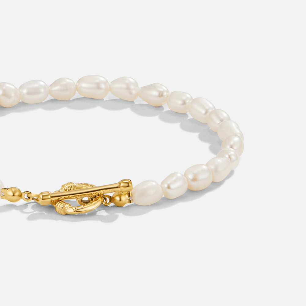 Cara Pearl Link Bracelet - Beautiful Earth Boutique