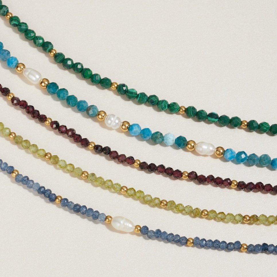 Emerald Green Beaded Bracelet - Beautiful Earth Boutique