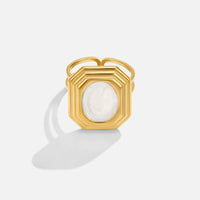 Geometric Vintage Gold Ring - Beautiful Earth Boutique