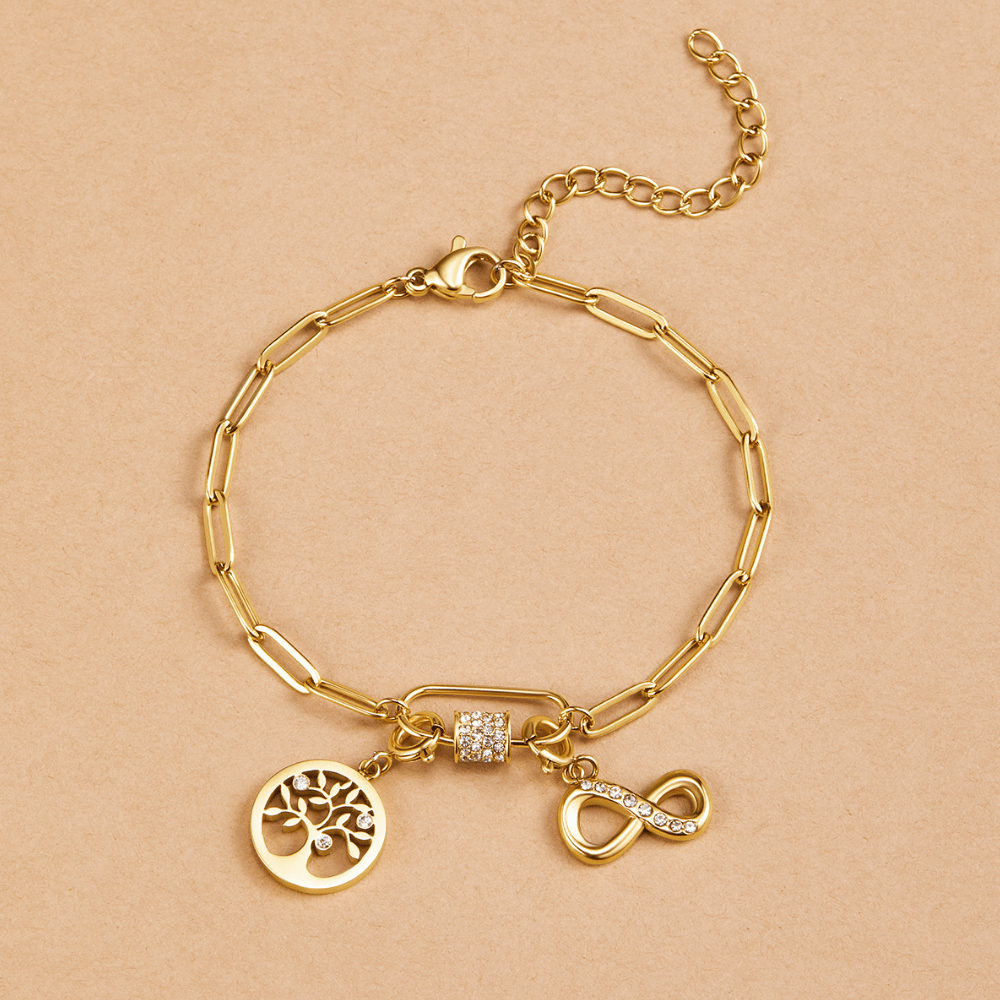 Golden Tree Of Life Charm - Beautiful Earth Boutique