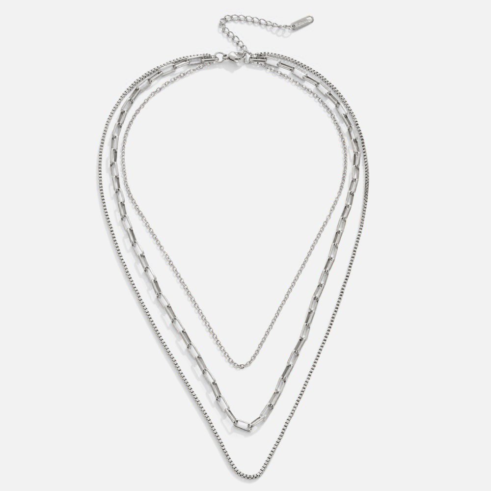 Miela Layered Chain Necklace - Beautiful Earth Boutique