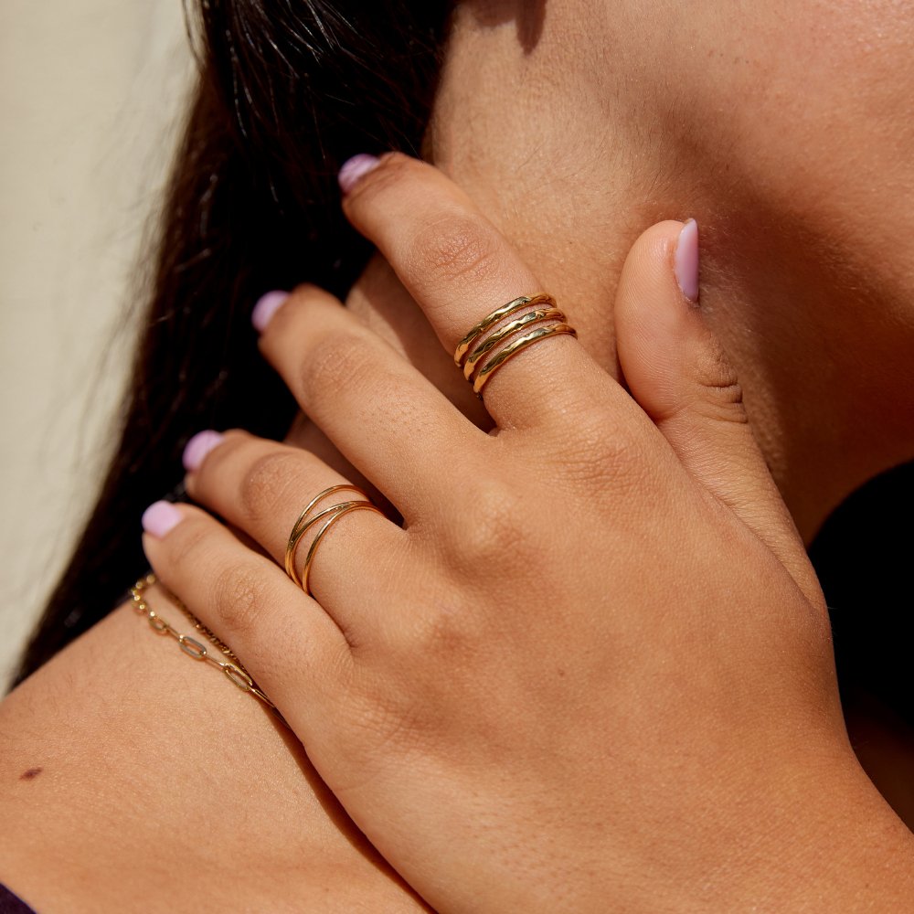 Ohio Layered Gold Ring - Beautiful Earth Boutique