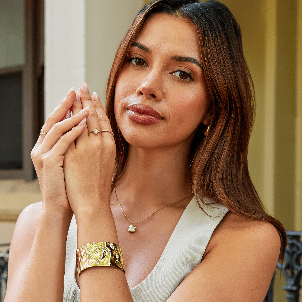 Sofia Diamond Shaped Ring - Beautiful Earth Boutique