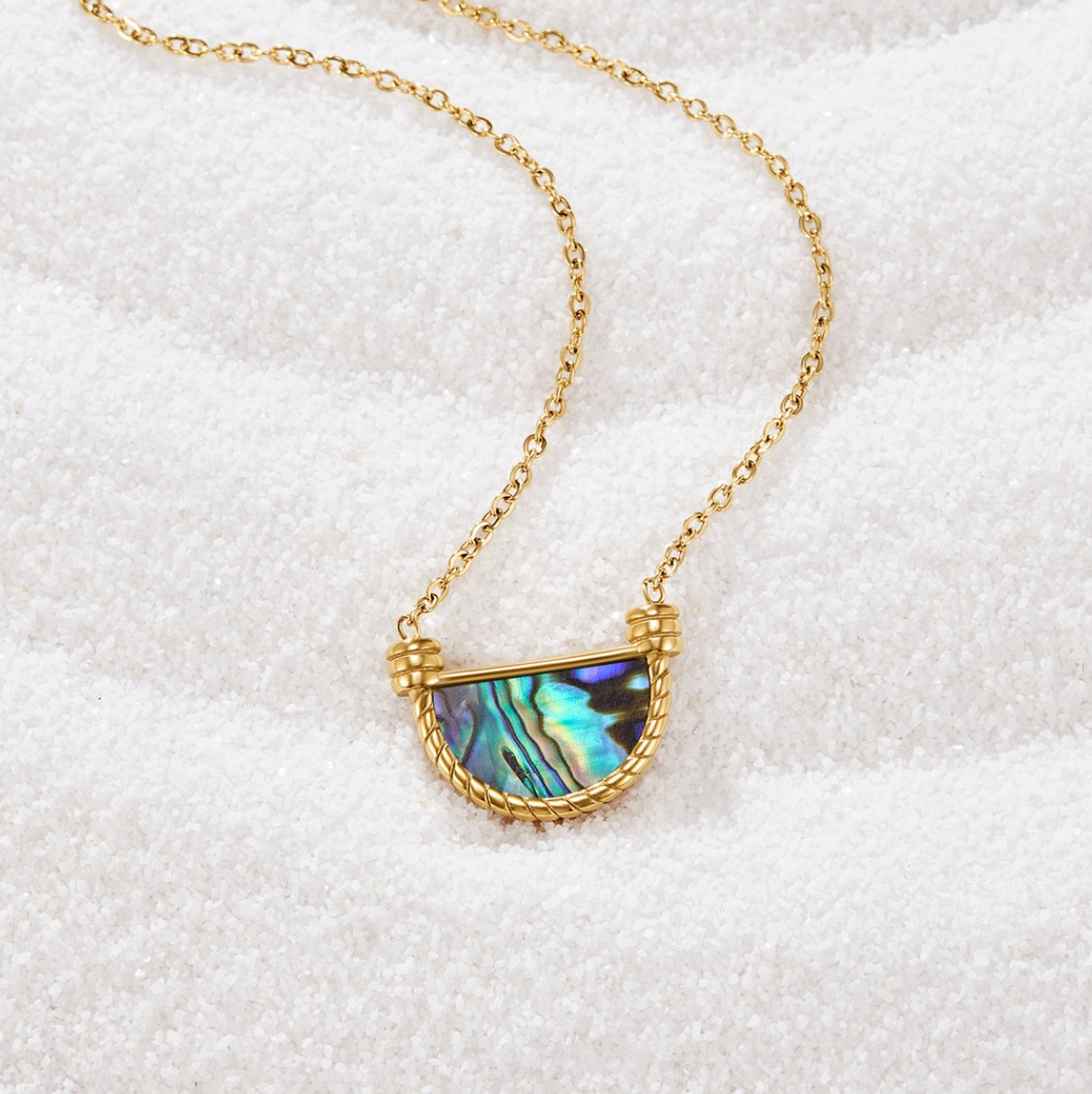 Amalfi Turquoise Shell Necklace - Beautiful Earth Boutique
