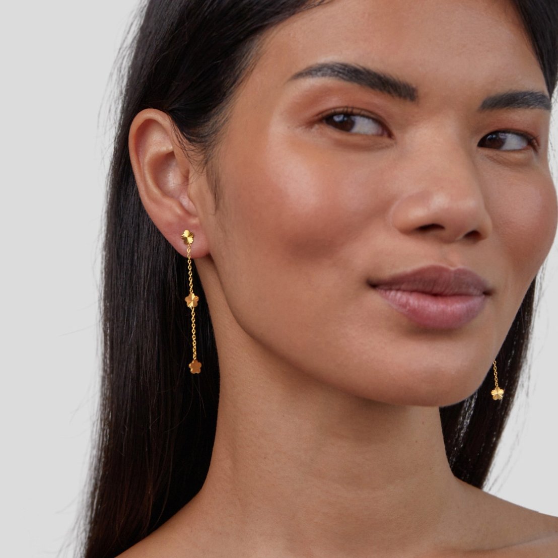 Flower Power Petal Drop Earrings - Beautiful Earth Boutique
