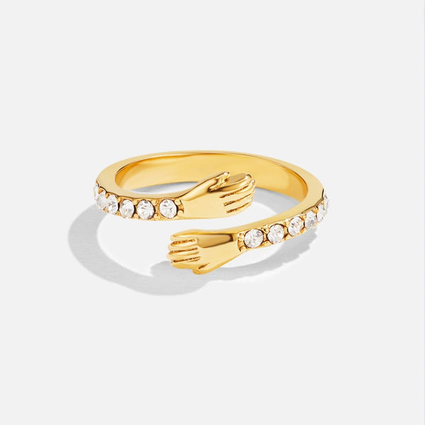 18K Goldring „Hug Me Forever“