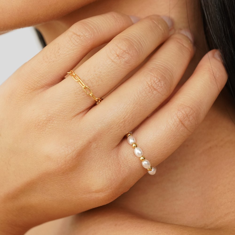 Kai Mini Pearl Ring - Beautiful Earth Boutique