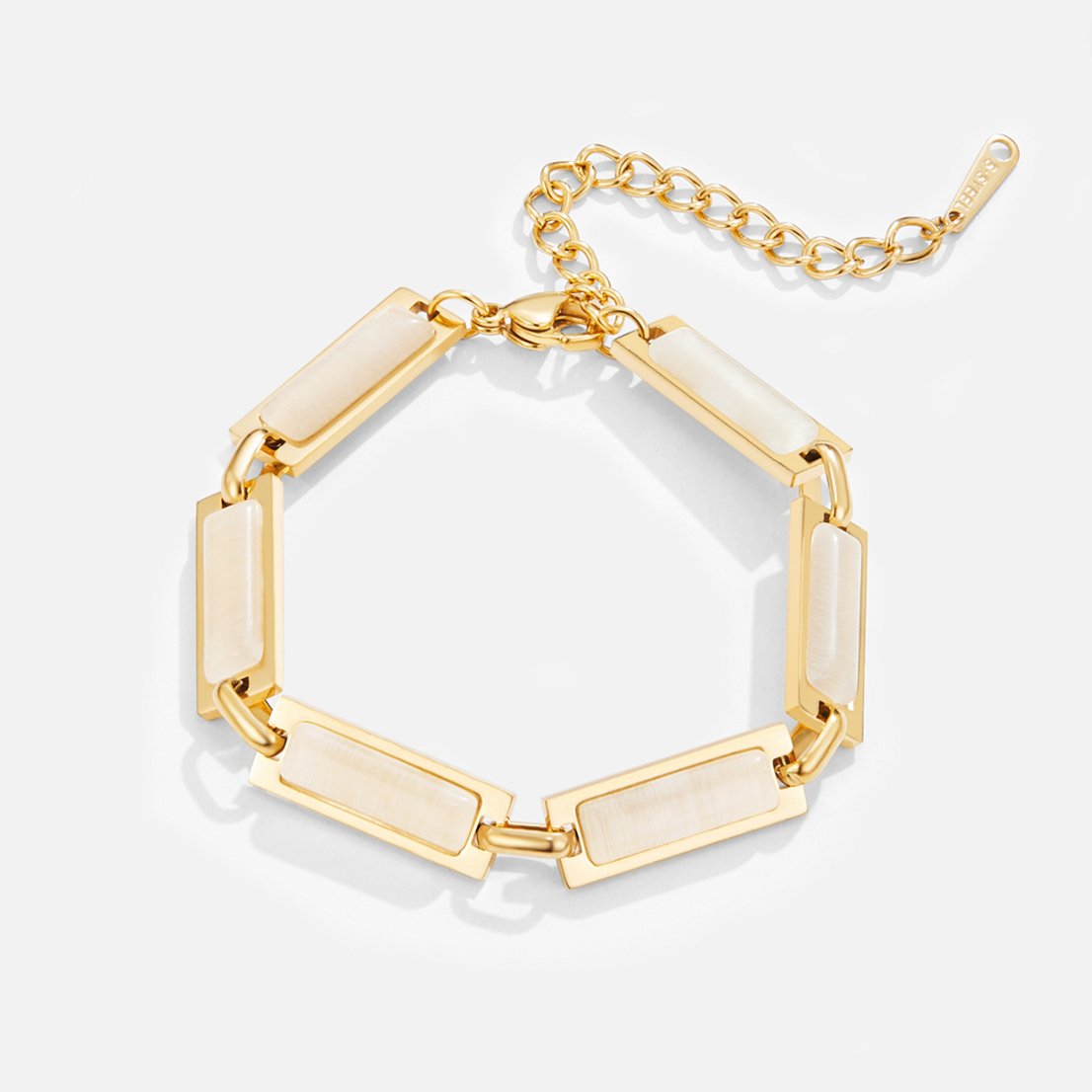 Opal Gold Baguette Bracelet - Beautiful Earth Boutique