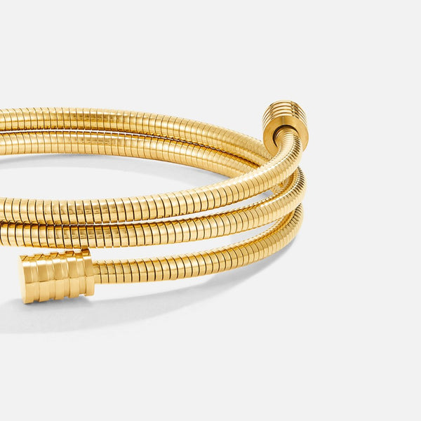 Gedrehtes Armband in Gold