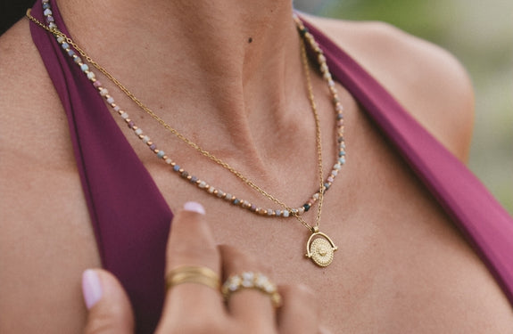 Pia Gold Layered Bracelet - Beautiful Earth Boutique
