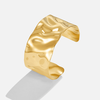 18K Gold Cuff Bracelet - Beautiful Earth Boutique