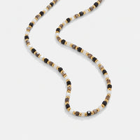 Serene Monochrome Bead Necklace