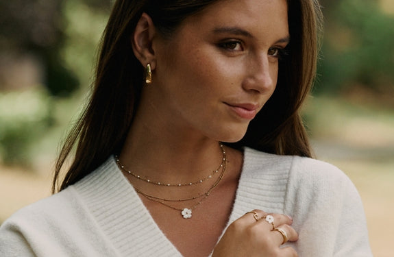 Layered Sahara Gold Ring - Beautiful Earth Boutique