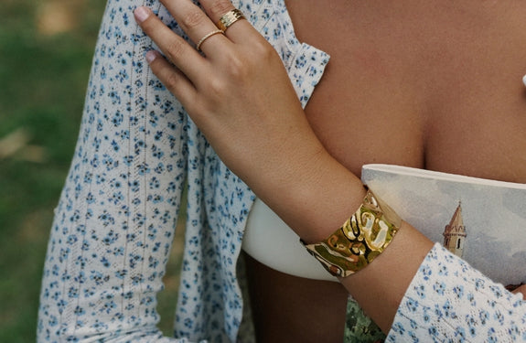 Eva Freshwater Pearl Gold Necklace - Beautiful Earth Boutique
