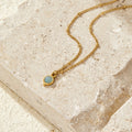 Aquamarine Gold Necklace