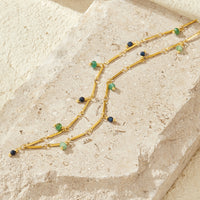 Elara Stone Droplet Necklace