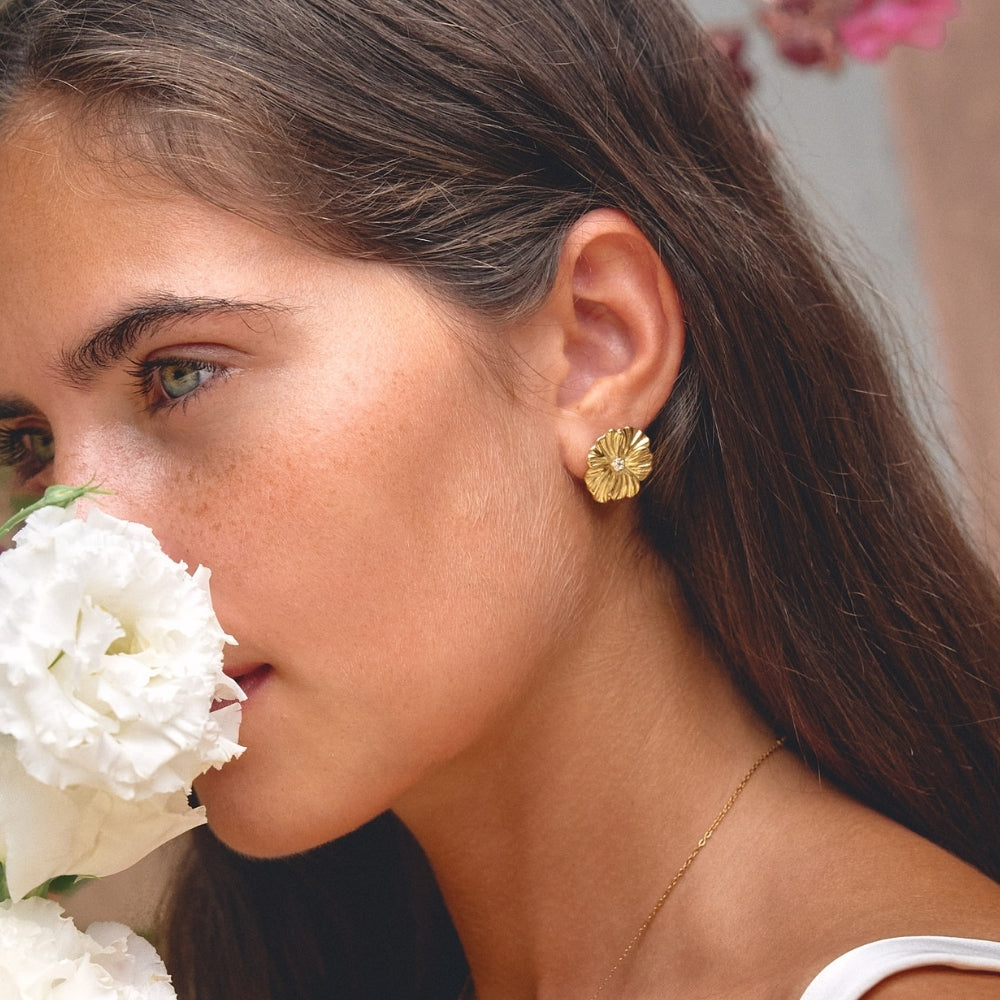 Golden Bloom Earrings