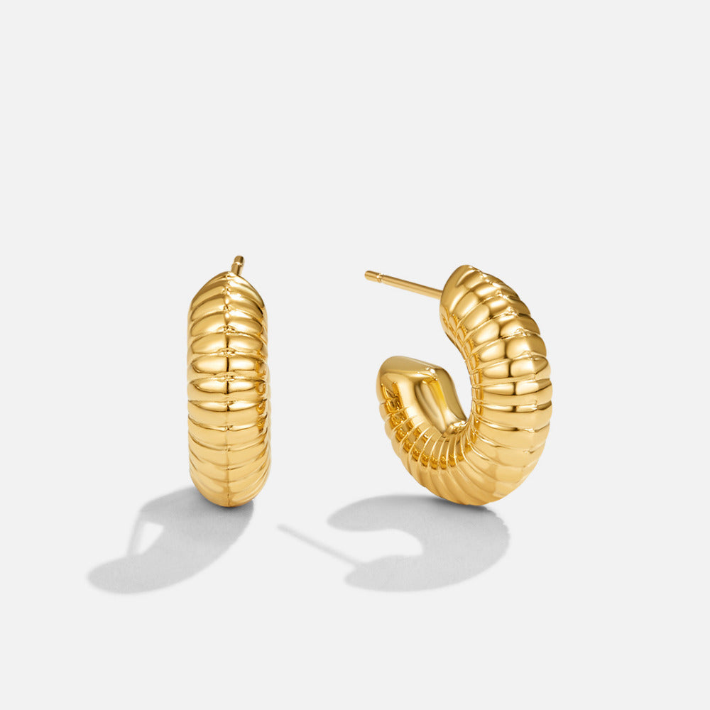 Lulu Spring Hoop Earrings - Beautiful Earth Boutique