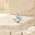 Silver Amara Pearl Wrap Ring