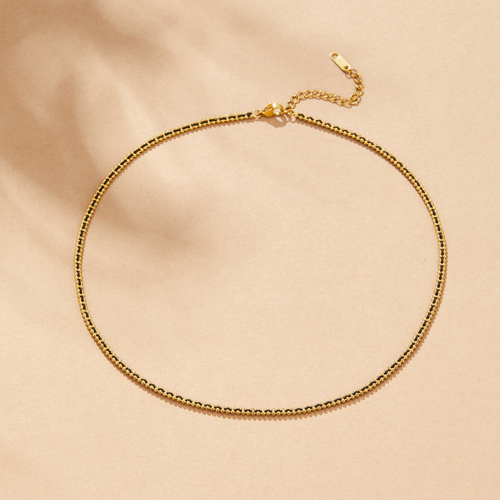 Sofia Bead Chain Necklace - Beautiful Earth Boutique