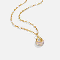 Tiffany White Stone Pendant Necklace - Beautiful Earth Boutique