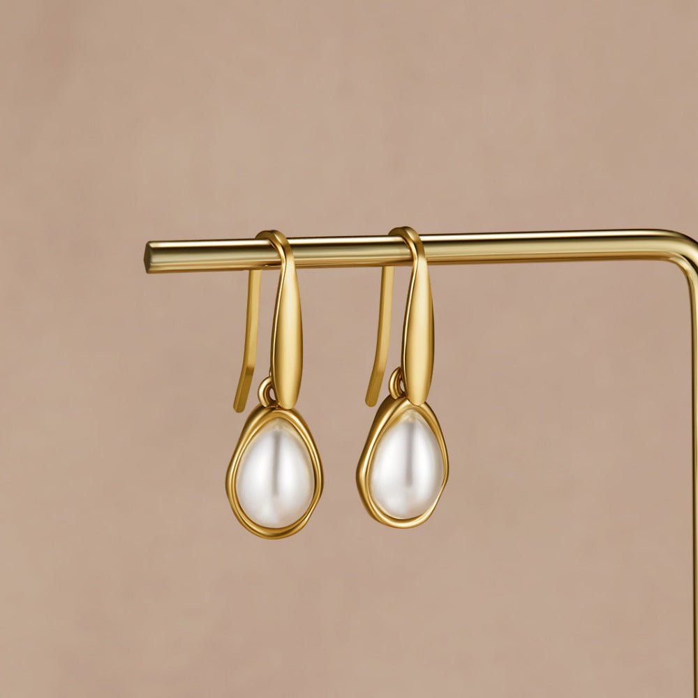 Agatha Pearl Drop Earrings - Beautiful Earth Boutique