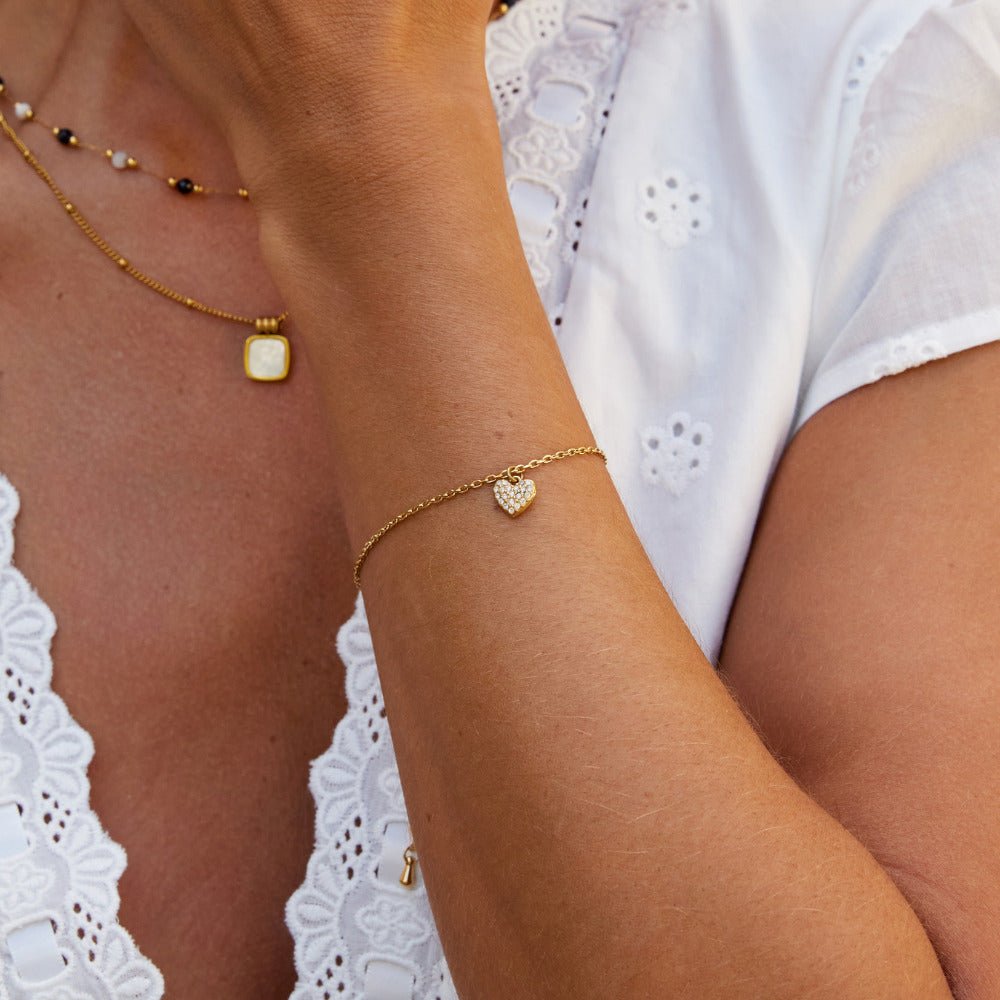 'Crazy in Love' Heart Bracelet - Beautiful Earth Boutique