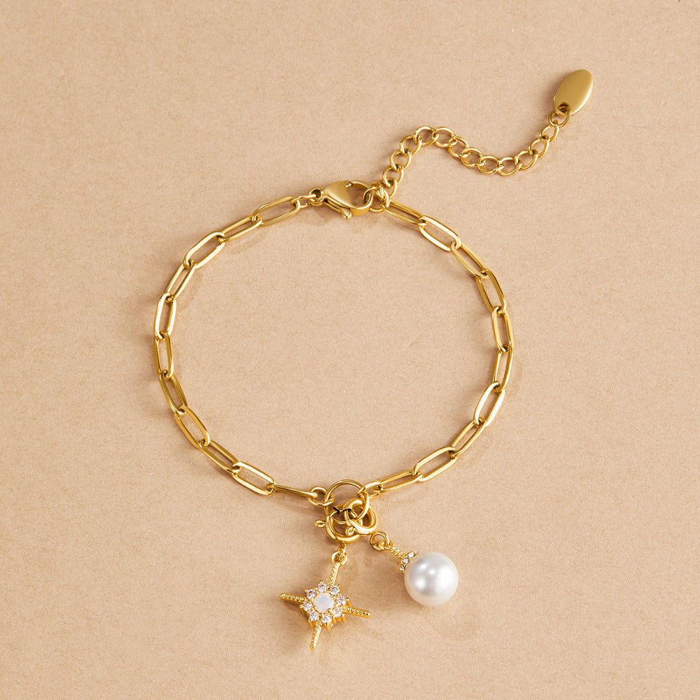 Crystal North Star Charm - Beautiful Earth Boutique