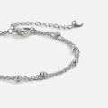Silver Gaia Layered Bracelet