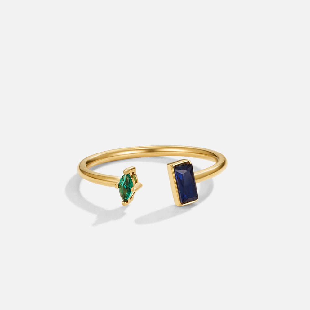 Gold Amore Crystal Ring - Beautiful Earth Boutique