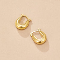 Gold Serenity Hoop Earrings - Beautiful Earth Boutique