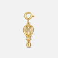 Golden Hot Air Balloon Charm - Beautiful Earth Boutique