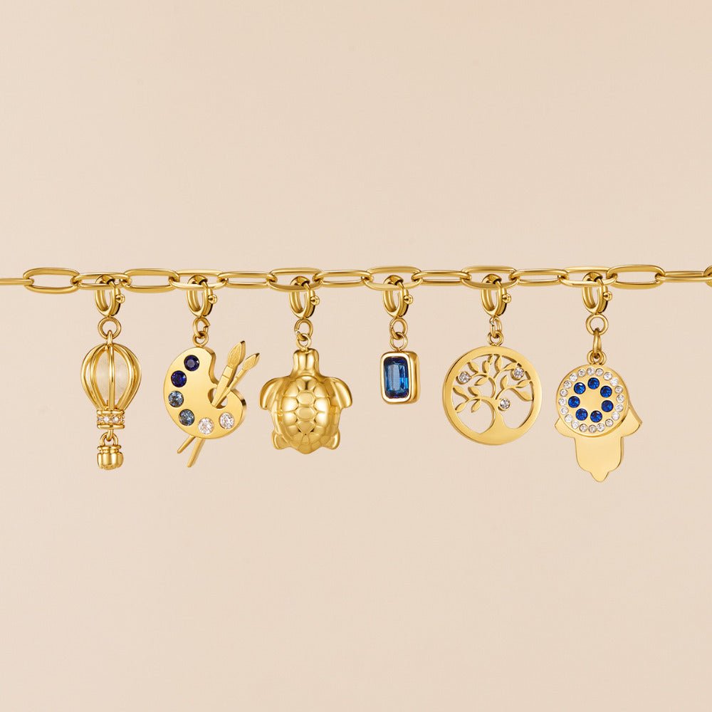 Golden Turtle Charm - Beautiful Earth Boutique