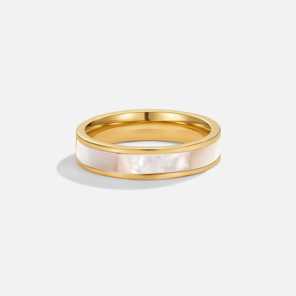 Ivory Pearl Gold Ring - Beautiful Earth Boutique