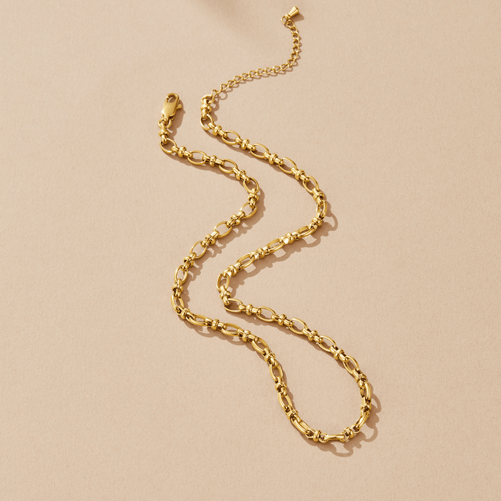 Kora Gold Chain Link Necklace - Beautiful Earth Boutique