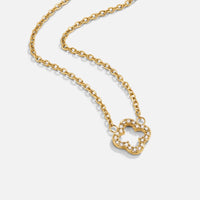 Luxe Crystal Clover Necklace - Beautiful Earth Boutique