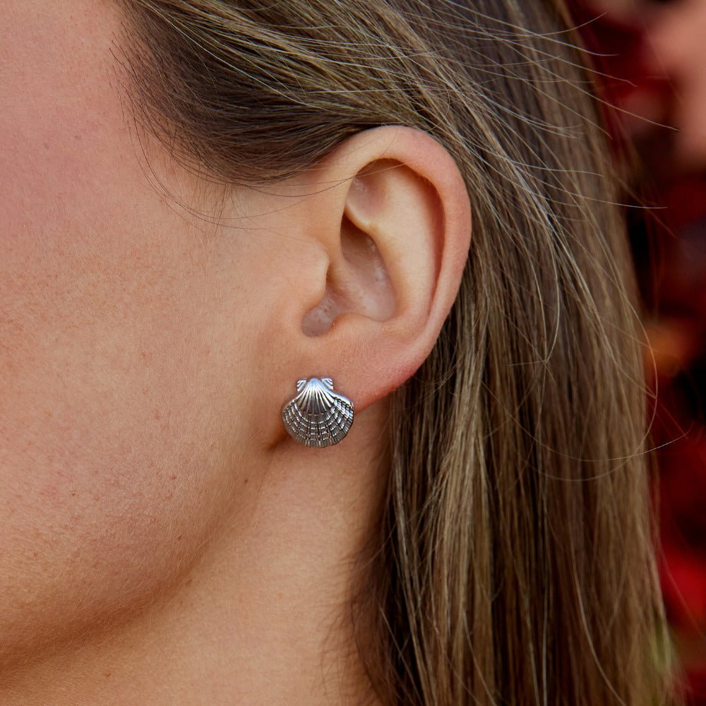 Naia Shell & Starfish Silver Earrings - Beautiful Earth Boutique