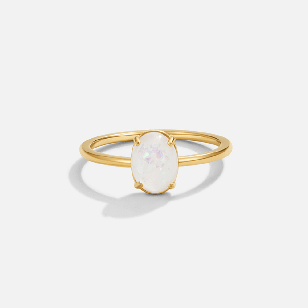 Orea Gold Opal Ring - Beautiful Earth Boutique