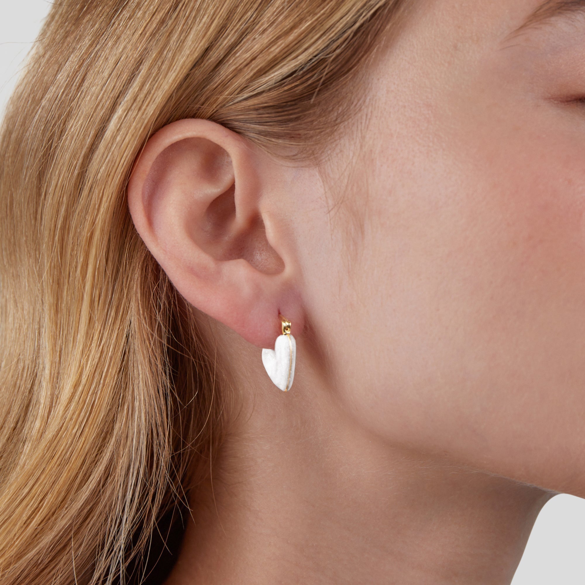 ‘Pure Love’ Heart Earrings - Beautiful Earth Boutique