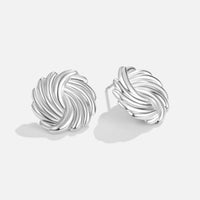 Silver Spiral Earrings - Beautiful Earth Boutique