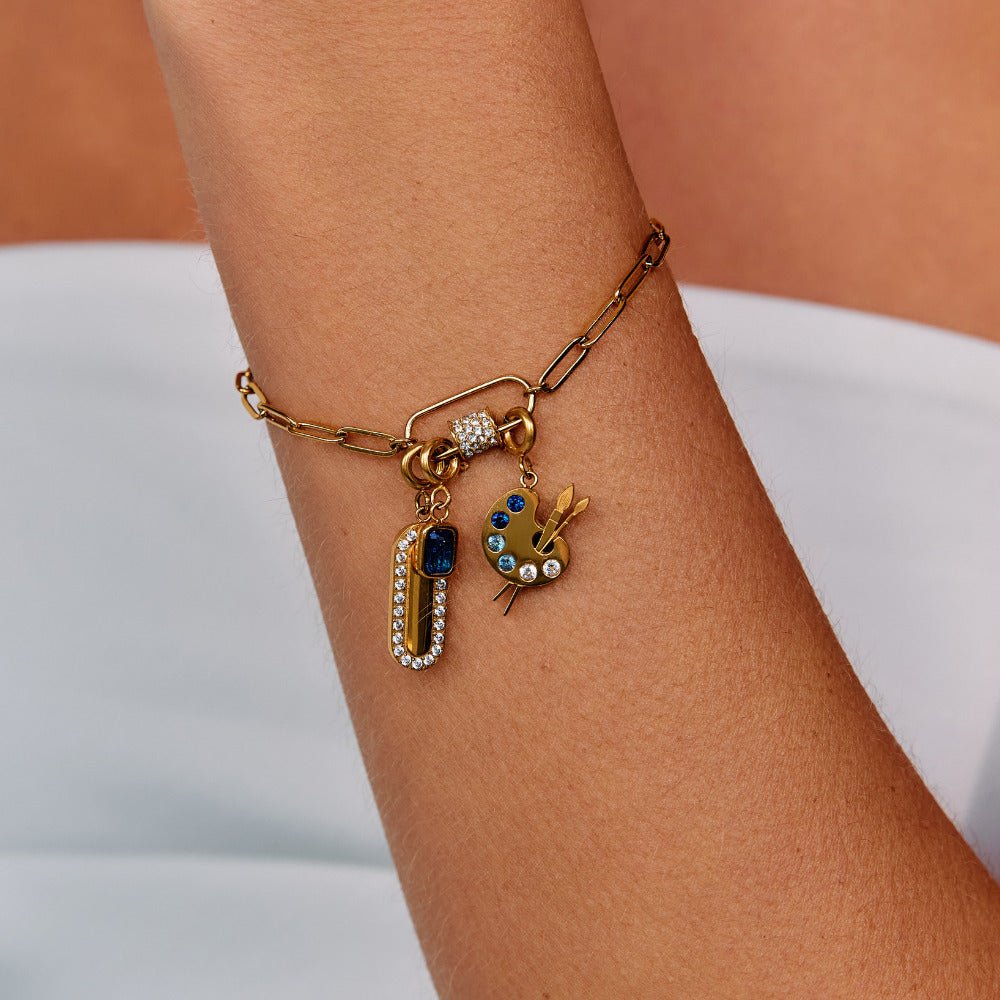 'The Artist' Palette Charm - Beautiful Earth Boutique