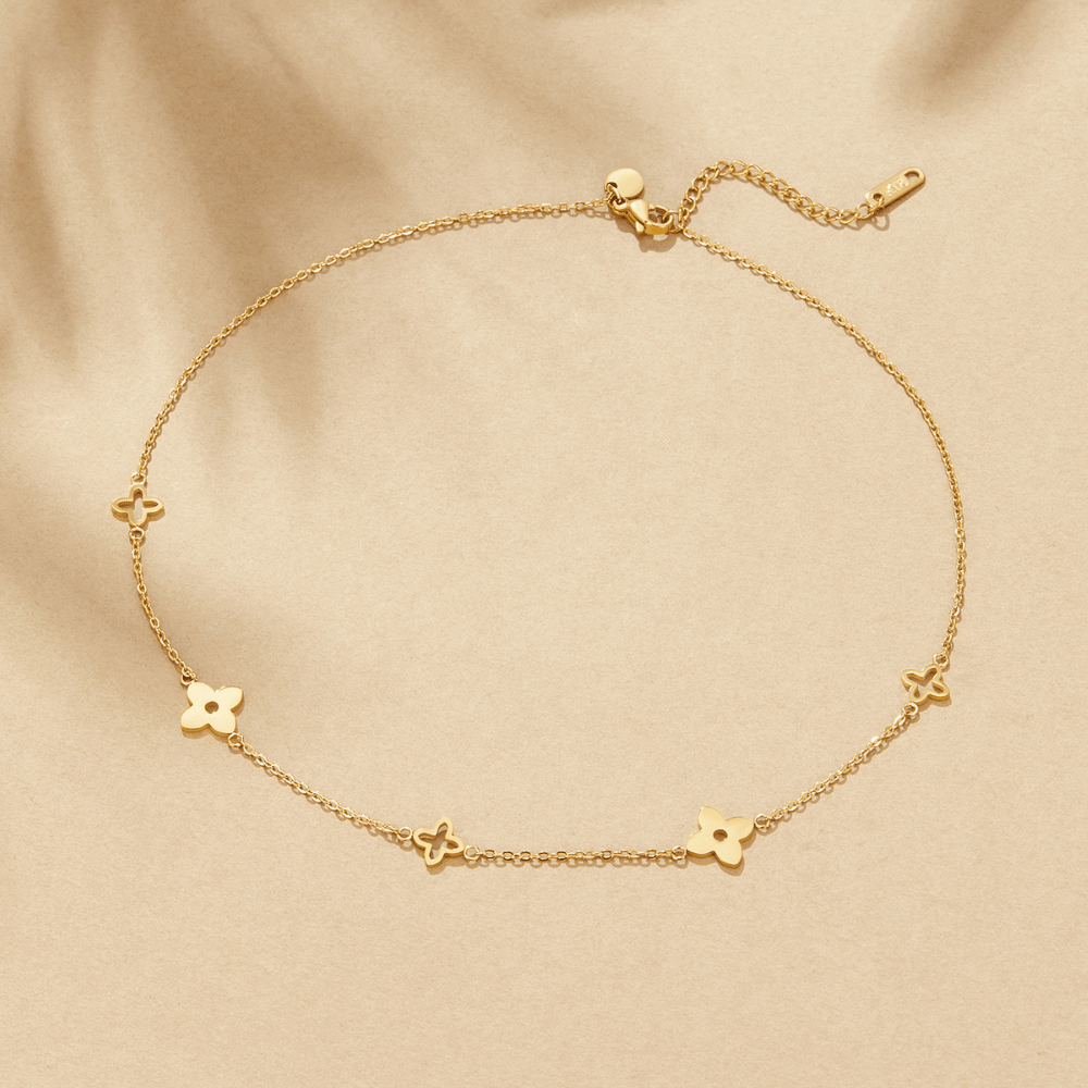 Tori Petal Chain Necklace - Beautiful Earth Boutique