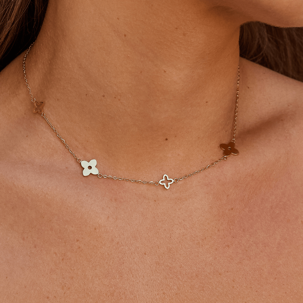 Tori Petal Chain Necklace - Beautiful Earth Boutique