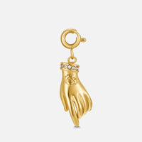 Victoria Gold Hand Charm - Beautiful Earth Boutique
