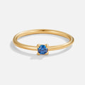 September Birthstone 18K Gold Ring - Beautiful Earth Boutique